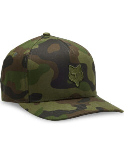 FOX HEAD FLEXFIT HAT [GRN CAM]