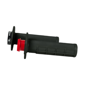 R20 MOTO LOCK-ON GRIPS HALF WAFFLE @ BLACK