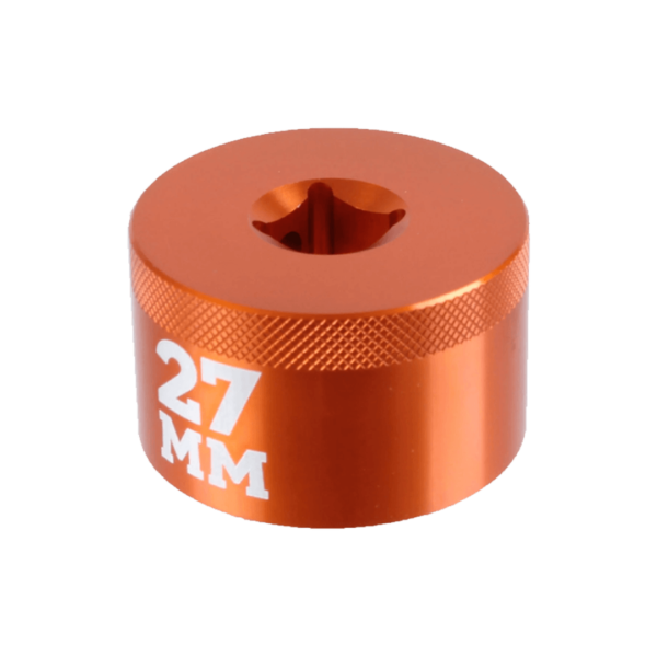 Tooling: Fork Topcap Socket, 27mm, 3/8 Drive