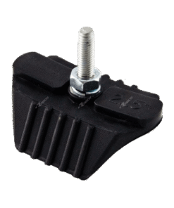 RIM LOCK POSTERIOR ALUMINIUM/RUBBER 2.15' @ BLACK