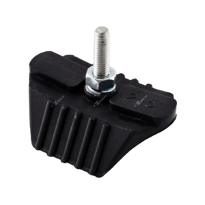 RIM LOCK POSTERIOR ALUMINIUM/RUBBER 2.15' @ BLACK