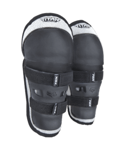 PeeWee Titan Knee/Shin G [Black/Silver] OS