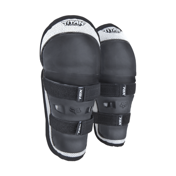 PeeWee Titan Knee/Shin G [Black/Silver] OS