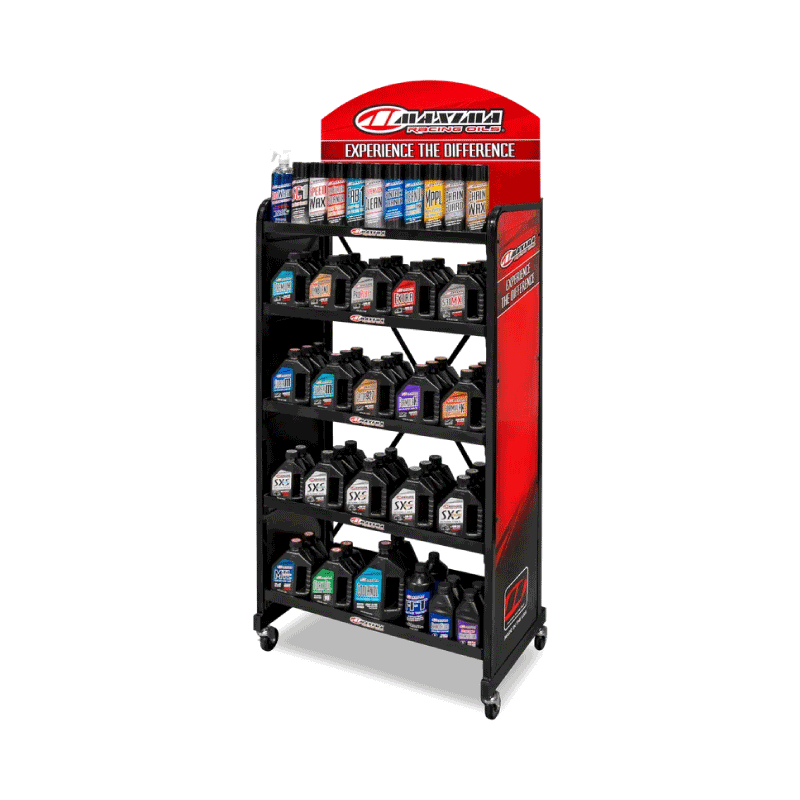 Maxima Oils Exhibidor Metálico 5 pisos