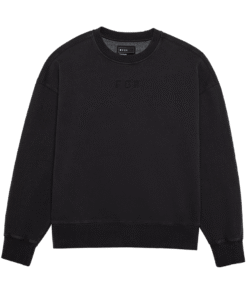 WORDMARK OVERSIZED FLEECE CREW