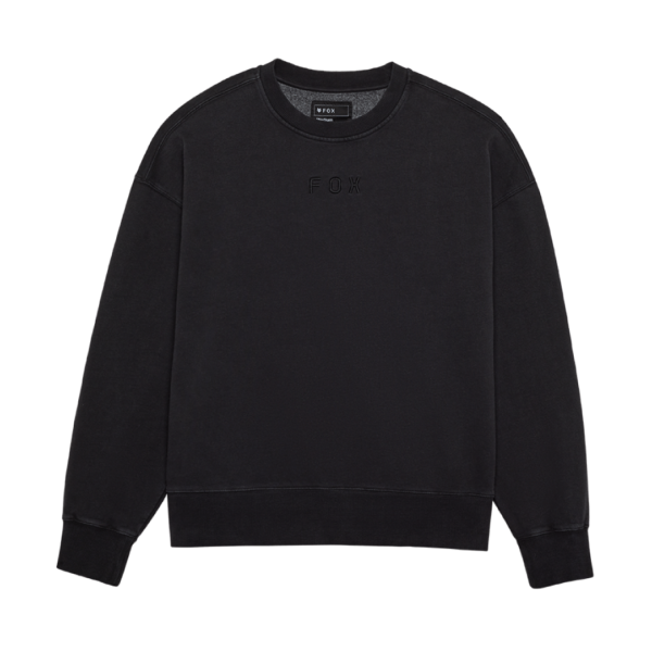 WORDMARK OVERSIZED FLEECE CREW