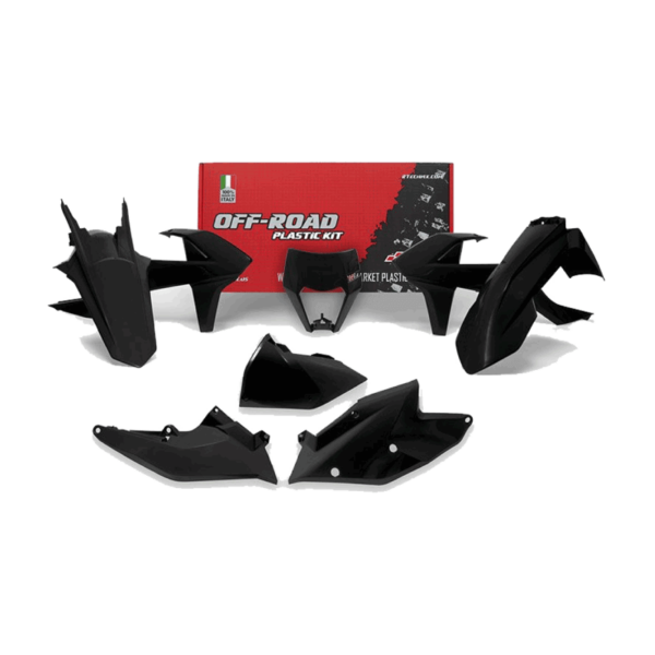 KTM PLASTICS KIT 6 PCS w/airbox covers @ BLACK