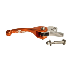 UNBREAKABLE FORGED BRAKE LEVER - BREMBO PUMP @ ORANGE