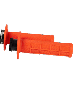 R20 MOTO LOCK-ON GRIPS HALF WAFFLE NEON ORANGE