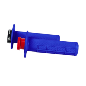 R20 MOTO LOCK-ON GRIPS HALF WAFFLE @ BLUE