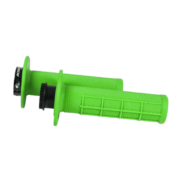R20 LOCK-ON GRIPS HALF WAFFLE @ NEON GREEN