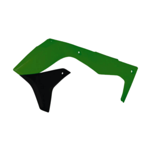 KAWASAKI RADIATOR SCOOPS @ KXF GREEN-BLACK