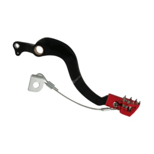 CNC MACHINED BRAKE PEDAL @ BLACK-RED