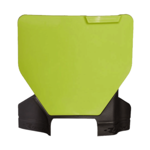 FACTORY FRONT NUMBER PLATE @ YELLOW-BLACK