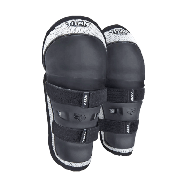 PeeWee Titan Knee/Shin G [Black/Silver] OS