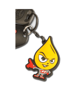 Key Chain Oily Guy, Rubber