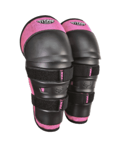 PEEWEE TITAN KNEE/SHIN GRD [BLK/PNK] OS