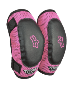 PEEWEE TITAN ELBOW GRD M/L [BLK/PNK] 6-9 YEARS