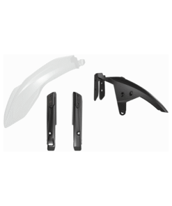 T7 FRONT FENDERS AND FORK PROTECTORS KIT @ WHITE-BLACK