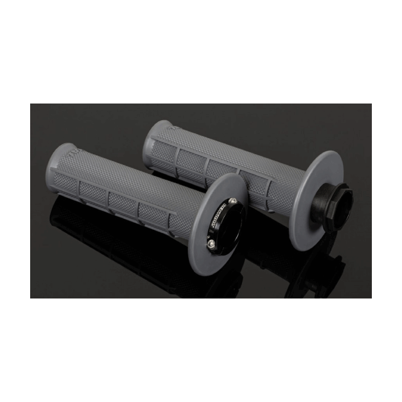 MANUBRIOS MX LOCK ON (HALF WAFFLE) MEDIUM