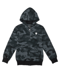 YTH FOX HEAD CAMO FLC ZIP [BLK CAM]