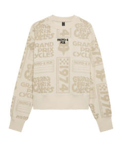 W CIRCA 74 OVERSIZED FLC CREW [OFF WHT]