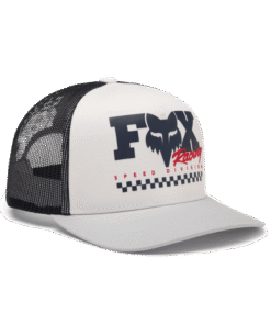 YTH CHECKER MESH TRUCKER HAT [WHT]