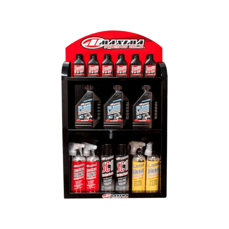 Maxima Oils Exhibidor Led para Mostrador